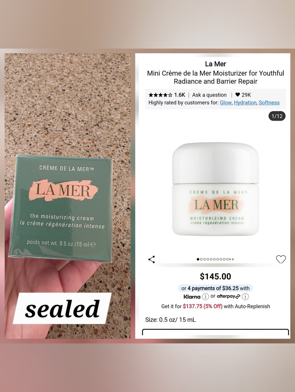 La Mer creme de la mer 15ml